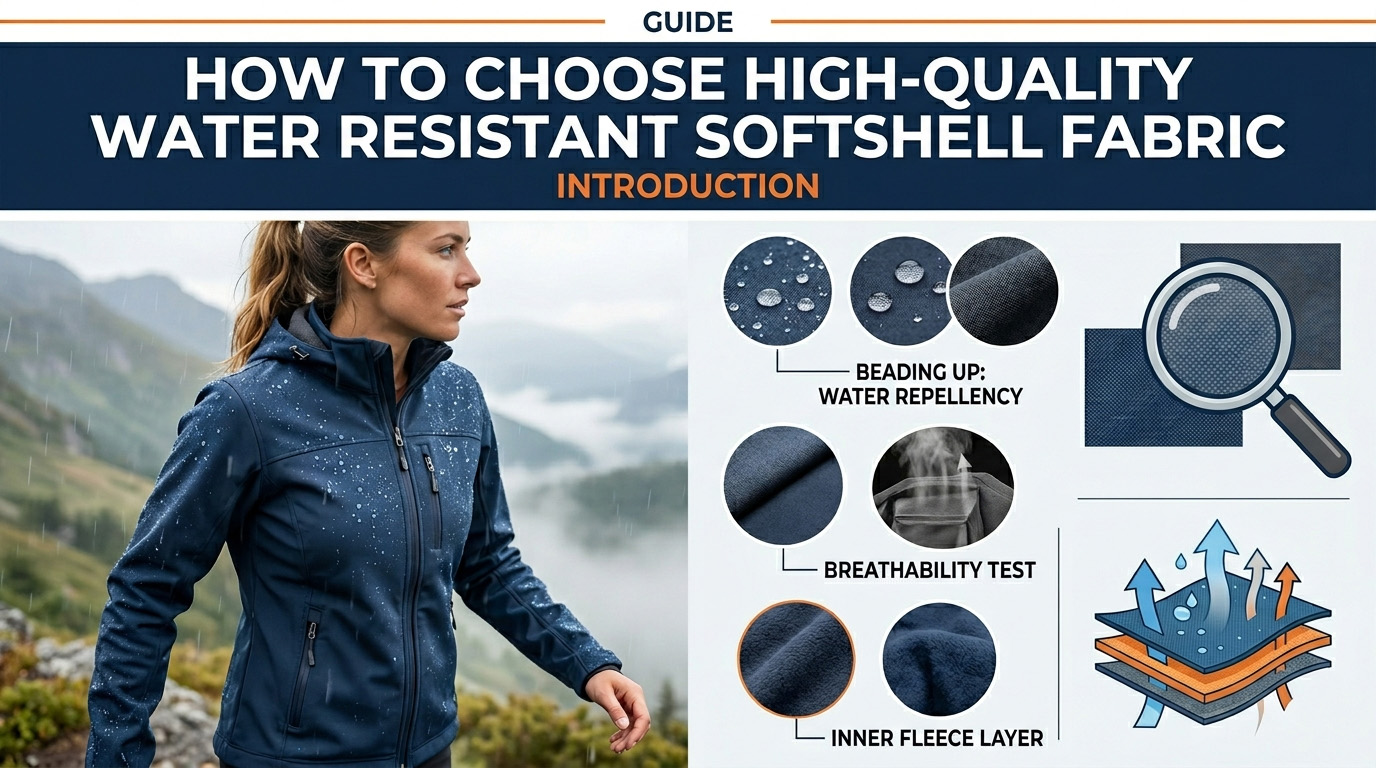 Sådan vælger du vandafvisende softshell-stof af høj kvalitet