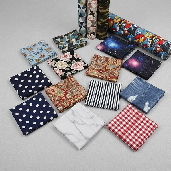 Foringsstof med polyestertryk Foringsstof med polyestertryk