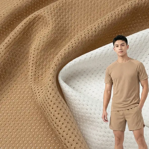 Genanvendt polyester beklædningsgenstand mesh stof