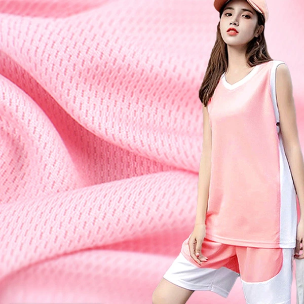 Stretch mesh stof